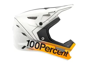 100% Status Full Face Helmet - Carby - Silver - 2021