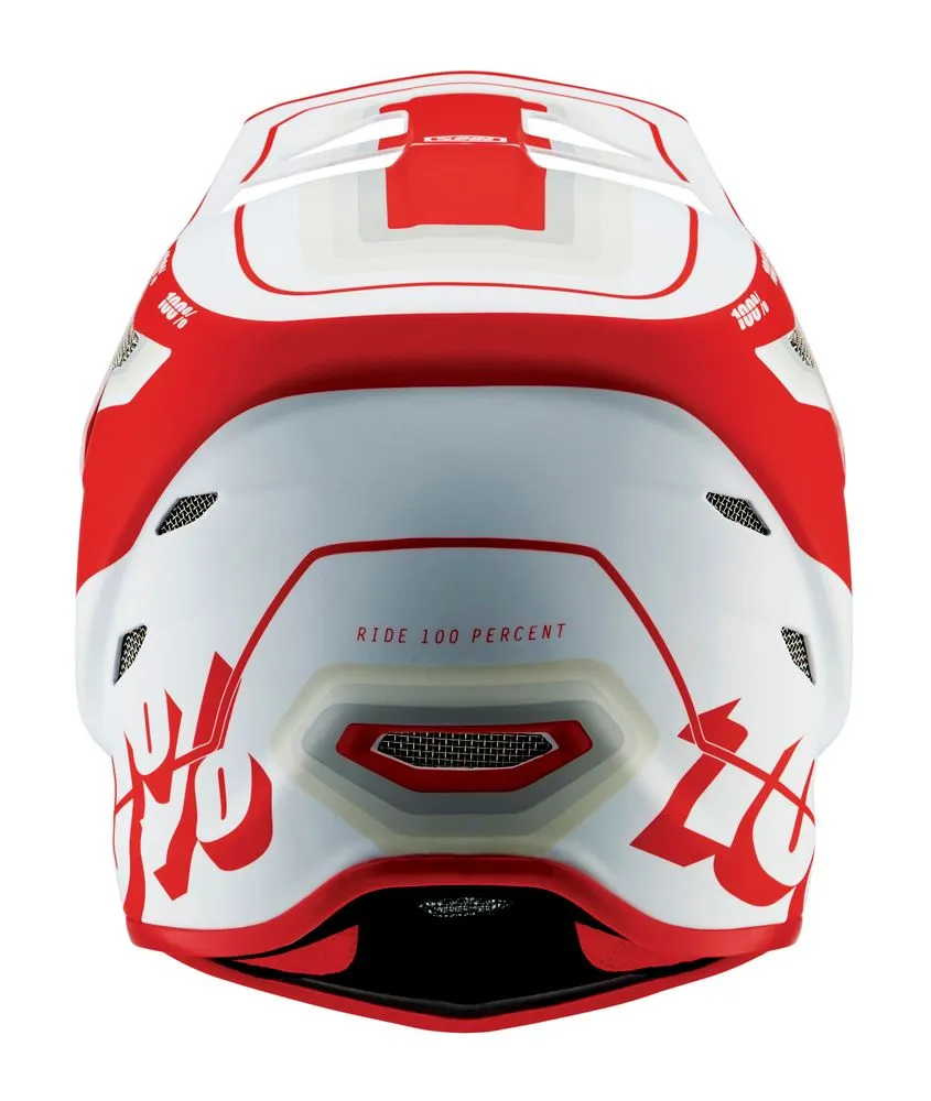 100% Status Helmet - Topenga Red-White