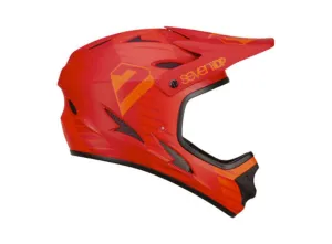 7 iDP M1 Tactic Full Face Helmet - Red-Dark Red - 2019