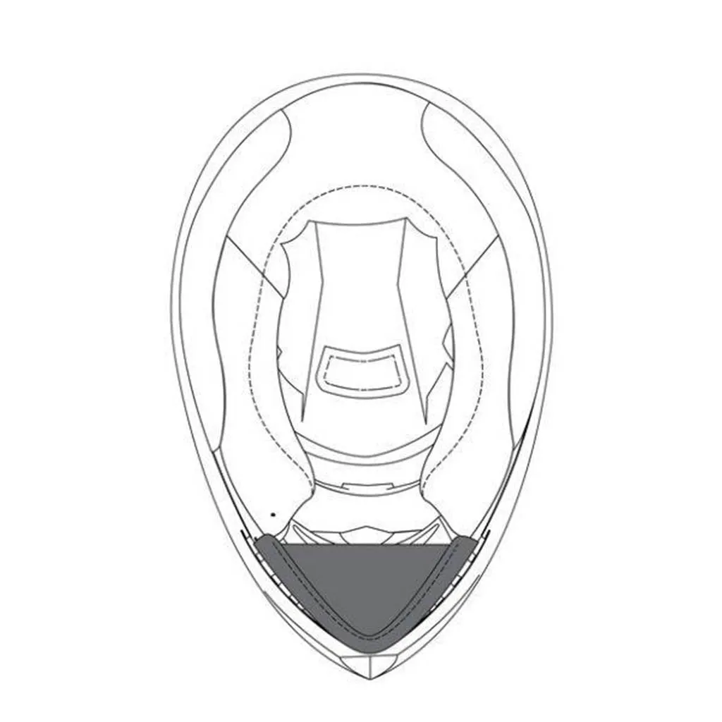 AGV WIND PROTECTOR/CHIN CURTAIN FOR K1