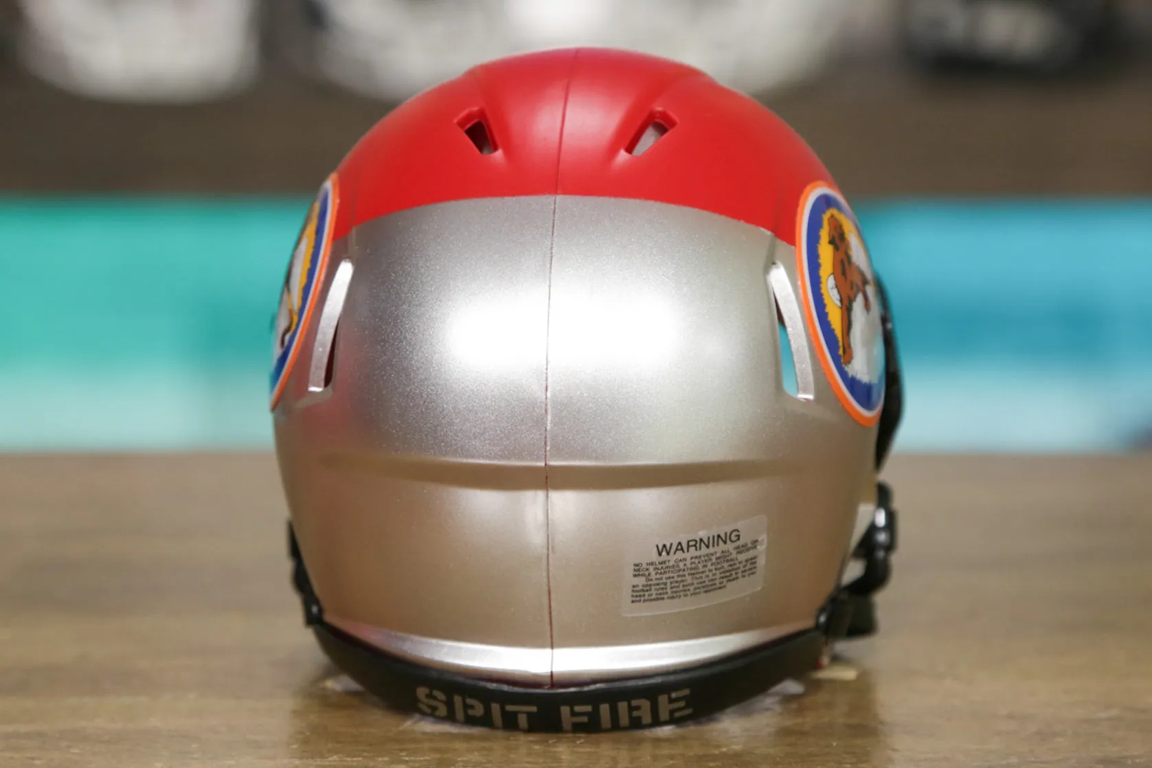 Air Force Falcons Riddell Speed Mini Helmet - Tuskegee 100th Edition