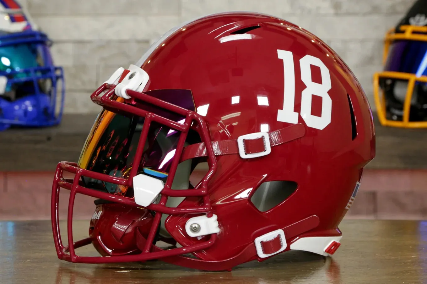 Alabama Crimson Tide Riddell Speed Display Helmet - GG Edition 00782