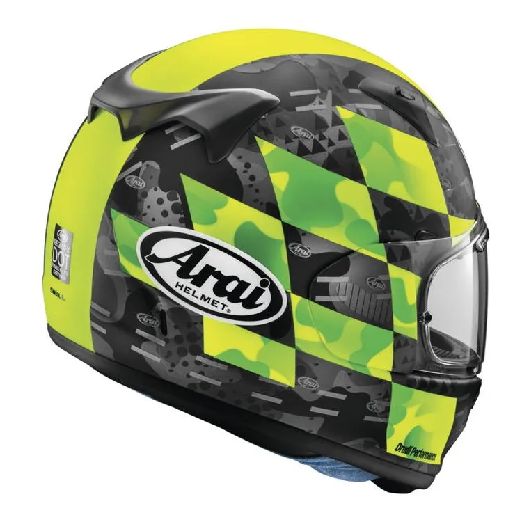 Arai Regent-X Patch Full Face Helmet Yellow