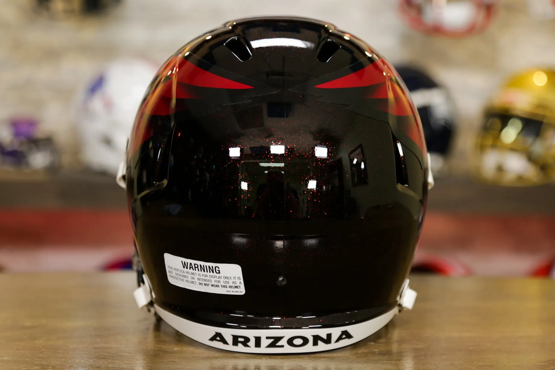 Arizona Cardinals Riddell Speed Display Helmet - Black Alternate