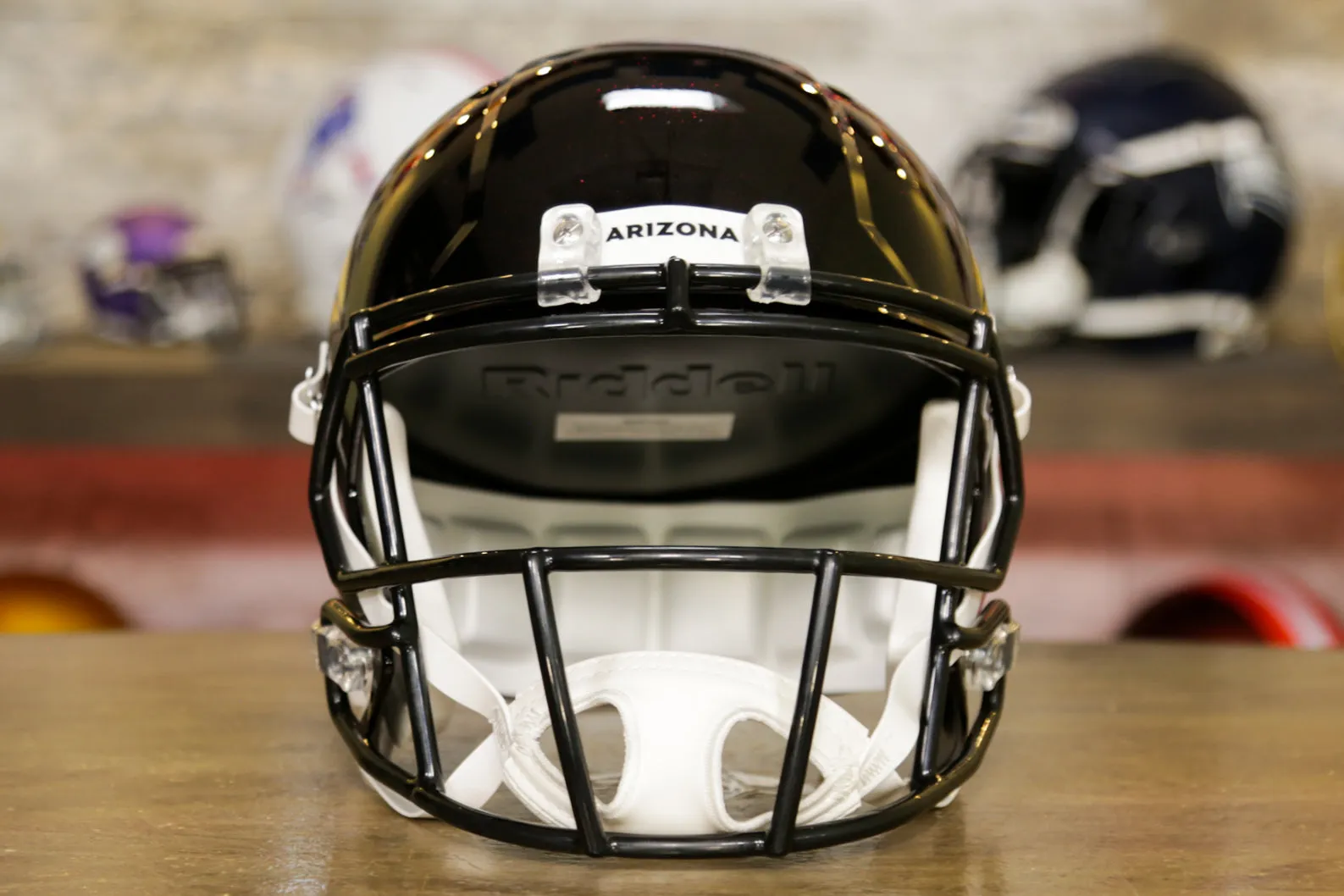 Arizona Cardinals Riddell Speed Display Helmet - Black Alternate