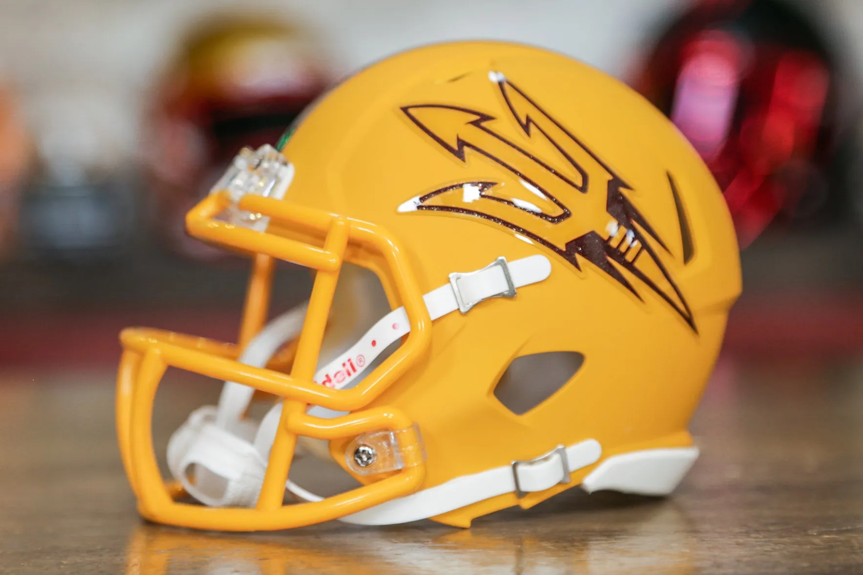 Arizona State Sun Devils Riddell Speed Mini Helmet - Gold