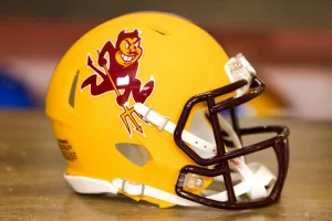 Arizona State Sun Devils Riddell Speed Mini Helmet - Matte Yellow Sparky
