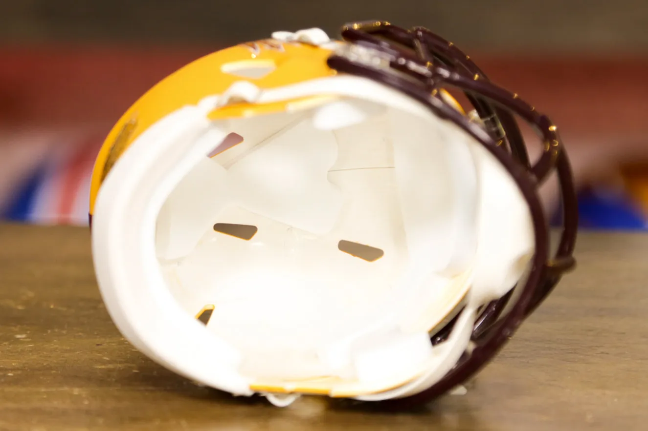 Arizona State Sun Devils Riddell Speed Mini Helmet - Matte Yellow Sparky