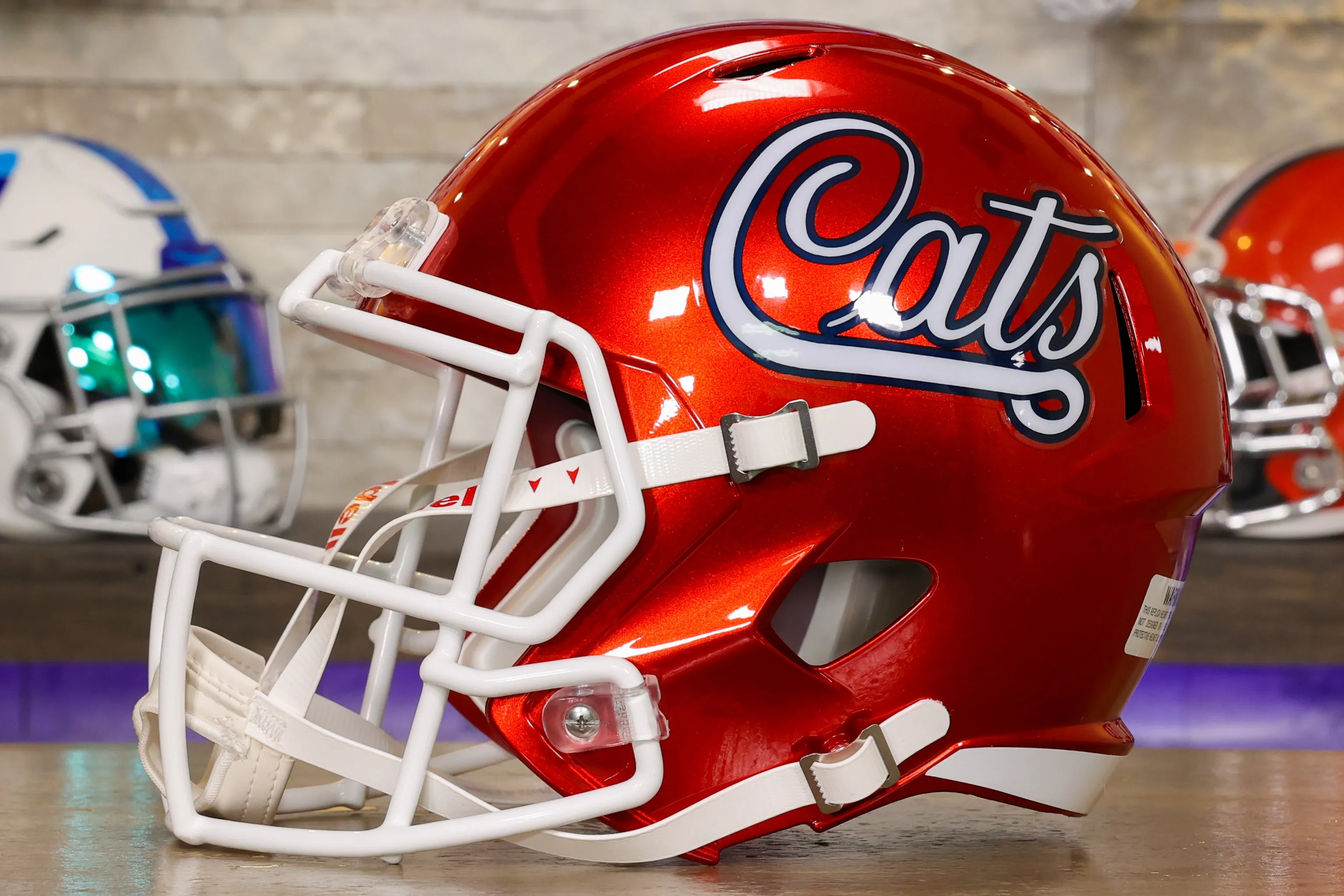 Arizona Wildcats Riddell Speed Display Helmet - Script