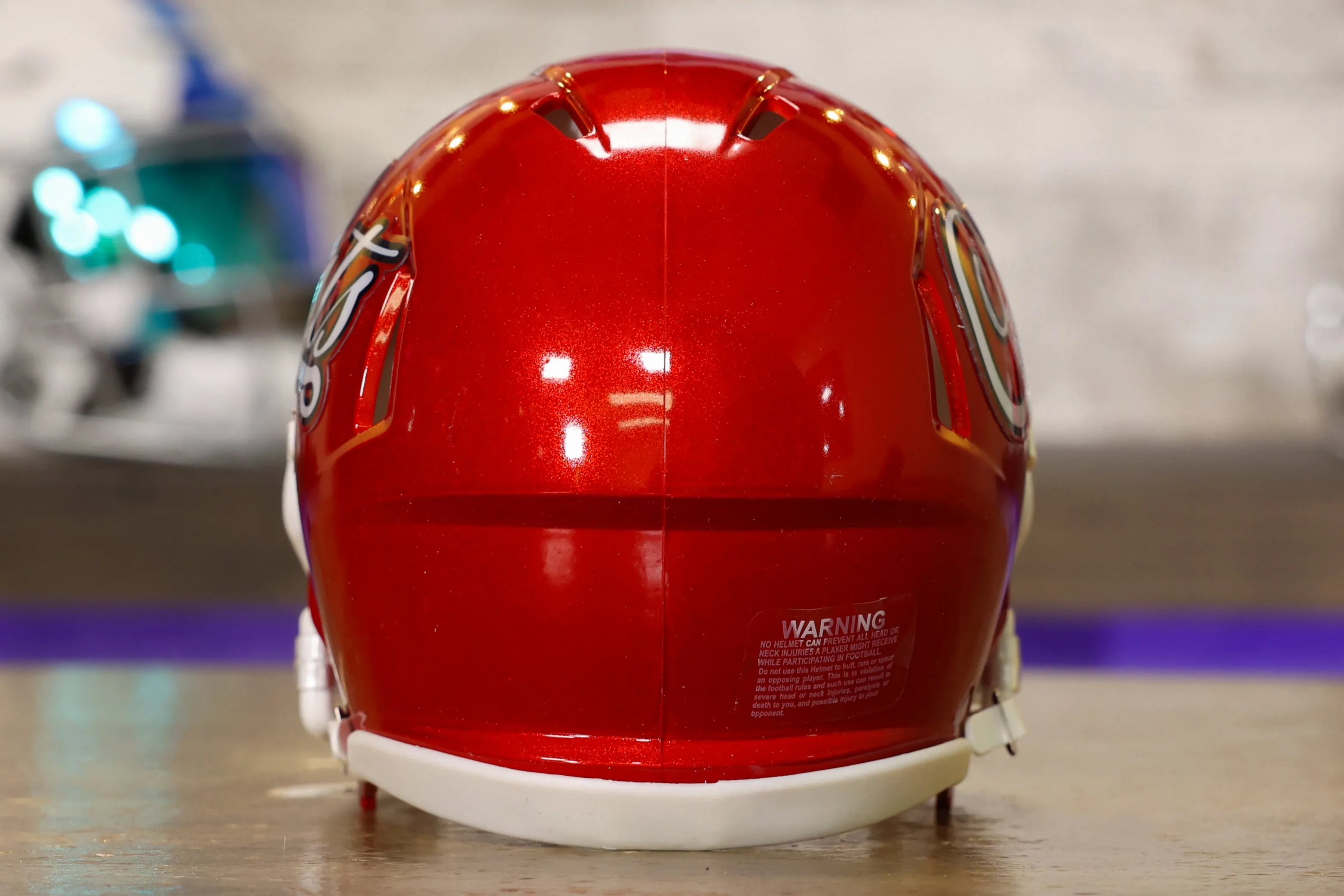 Arizona Wildcats Riddell Speed Mini Helmet - Script