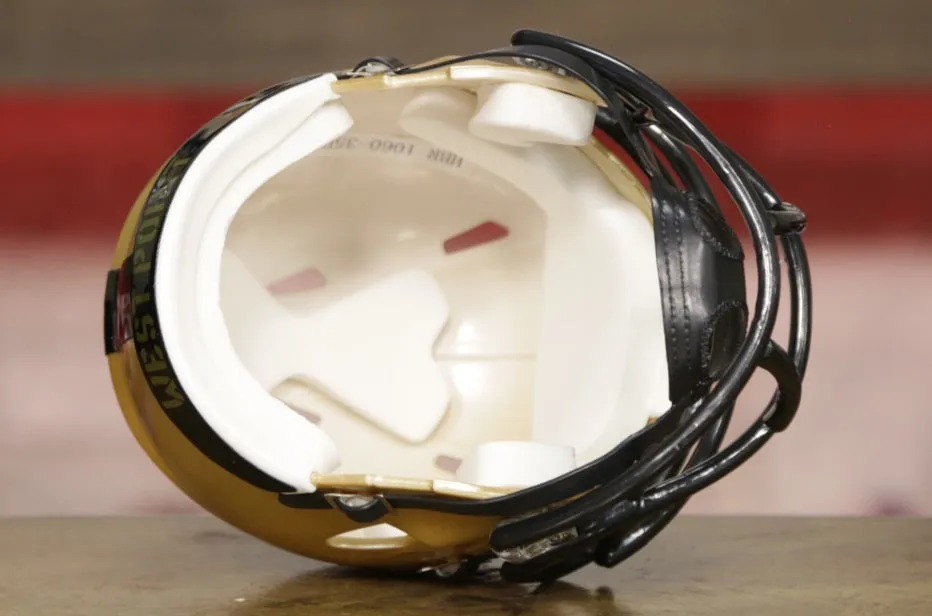Army Black Knights Riddell Speed Mini Helmet - Gold