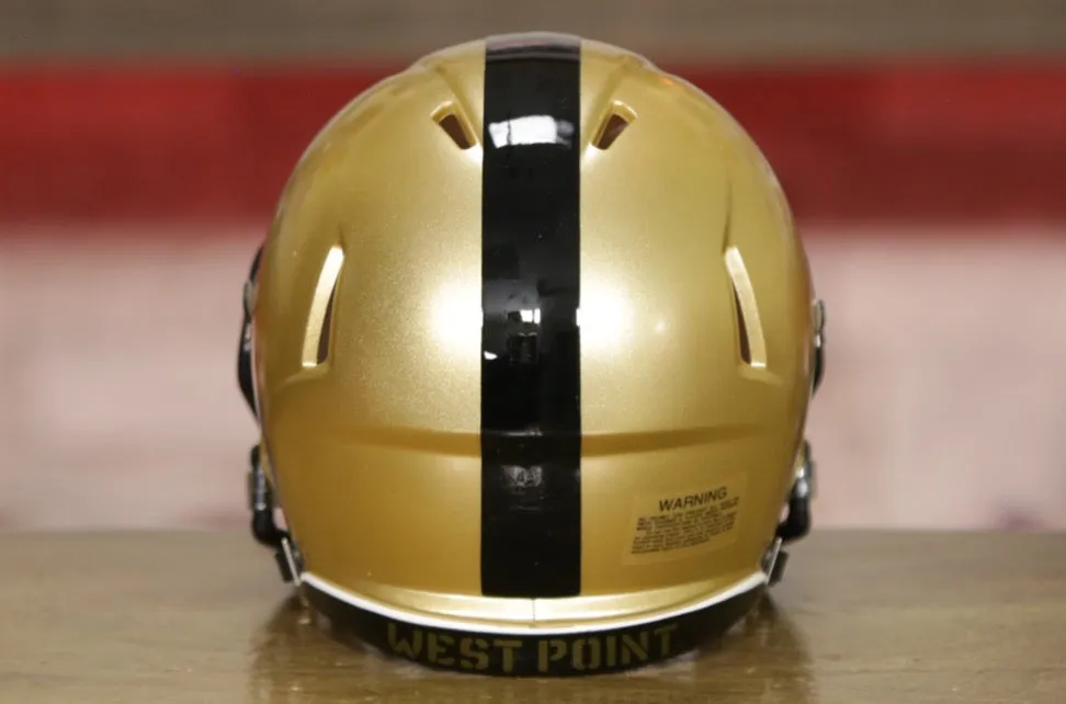 Army Black Knights Riddell Speed Mini Helmet - Gold