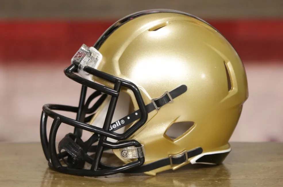 Army Black Knights Riddell Speed Mini Helmet - Gold