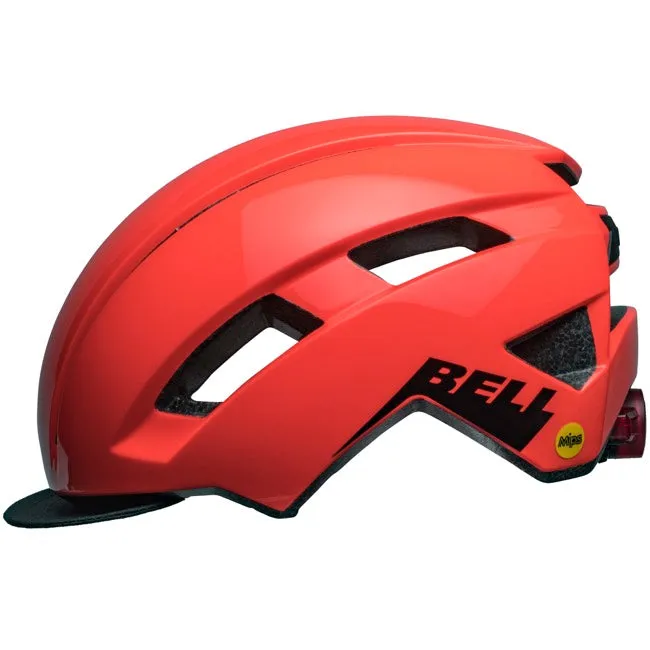 Bell Daily LED MIPS Commuter Helmet - Gloss Infrared