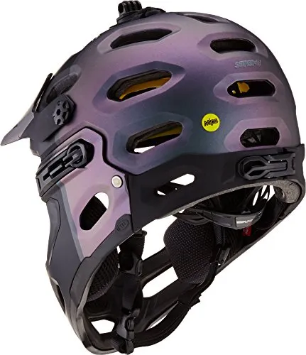 Bell Erwachsene Super 3R MIPS Fahrradhelm. Matte Black/Orion. M