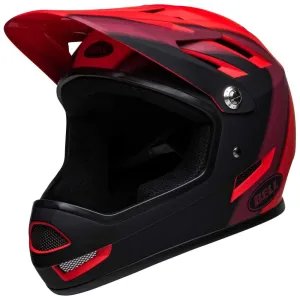 Bell Sanction Full Face Helmet - Presence - Matt Red-Black