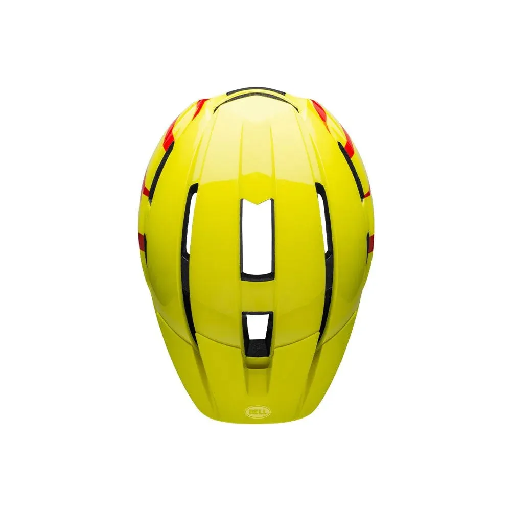 Bell Sidetrack II MTB Helmet - Youth - Hi Viz-Red