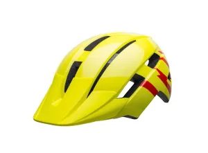 Bell Sidetrack II MTB Helmet - Youth - Hi Viz-Red