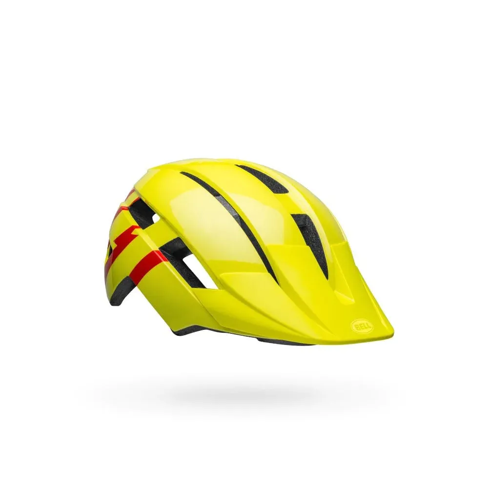 Bell Sidetrack II MTB Helmet - Youth - Hi Viz-Red
