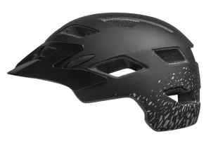 Bell Sidetrack Youth Helmet - Matt Black-Silver Fragments