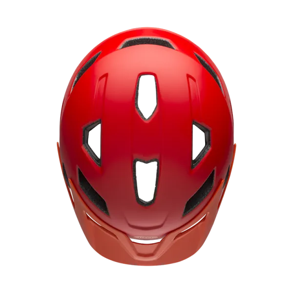 Bell Sidetrack Youth Helmet - Matt Red-Orange - 2020