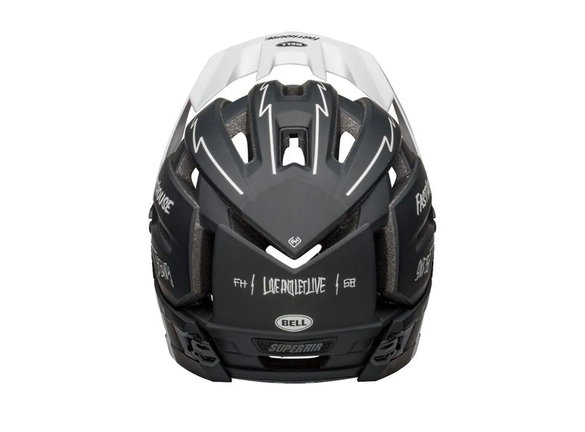 Bell Super Air R Spherical Full Face Helmet - Fasthouse - Matt Black-White