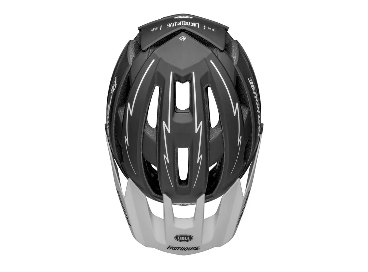 Bell Super Air R Spherical Full Face Helmet - Fasthouse - Matt Black-White