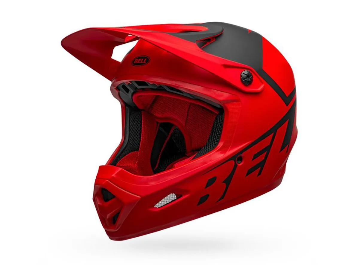 Bell Transfer Full Face Helmet - Matt Red-Black