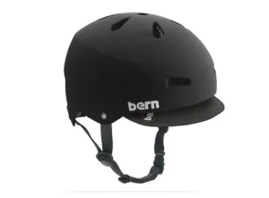 Bern Macon Helmet with Visor - Summer Wallpaper Fade-Matt Black