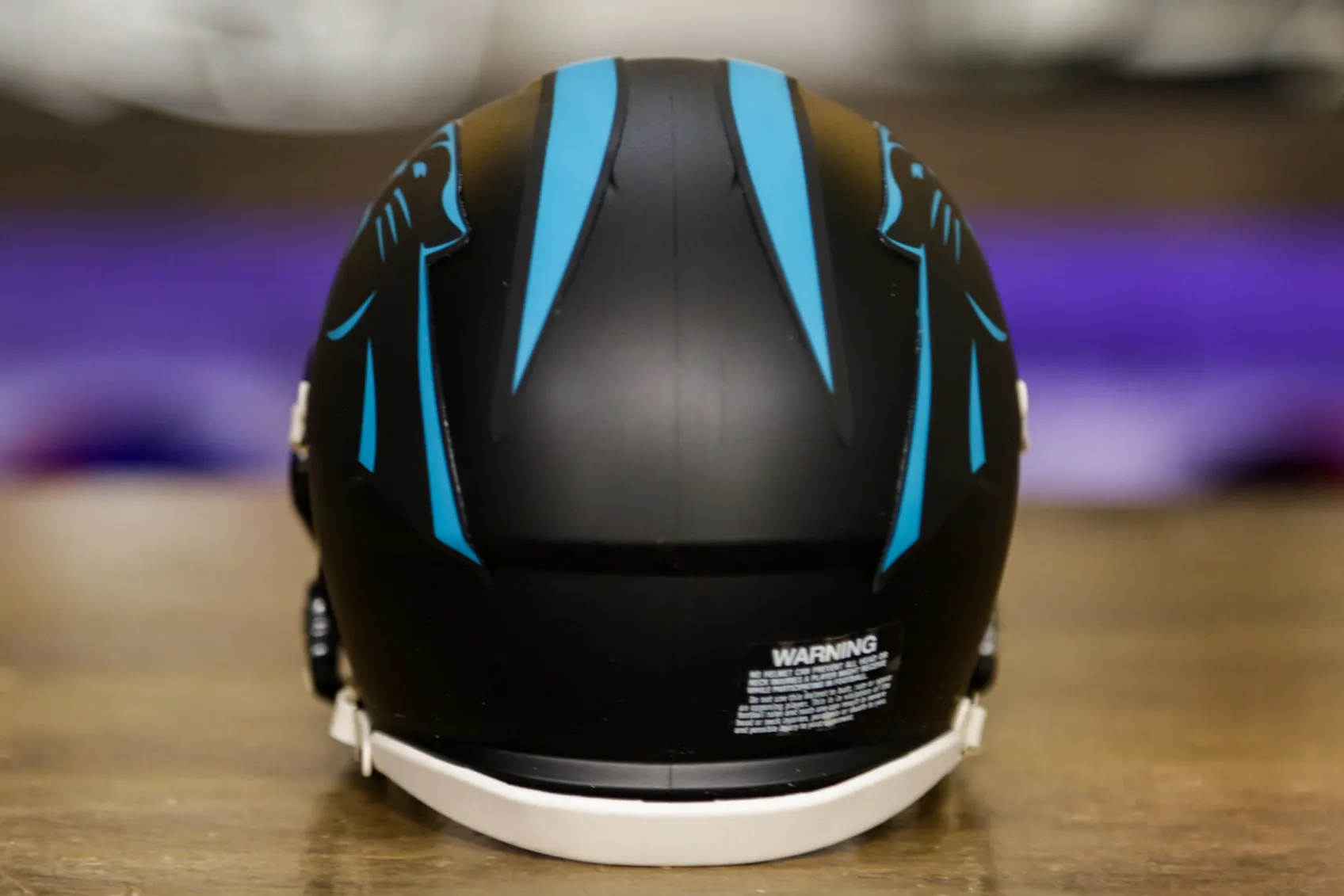 Carolina Panthers Riddell Speed Mini Helmet - Black Alternate