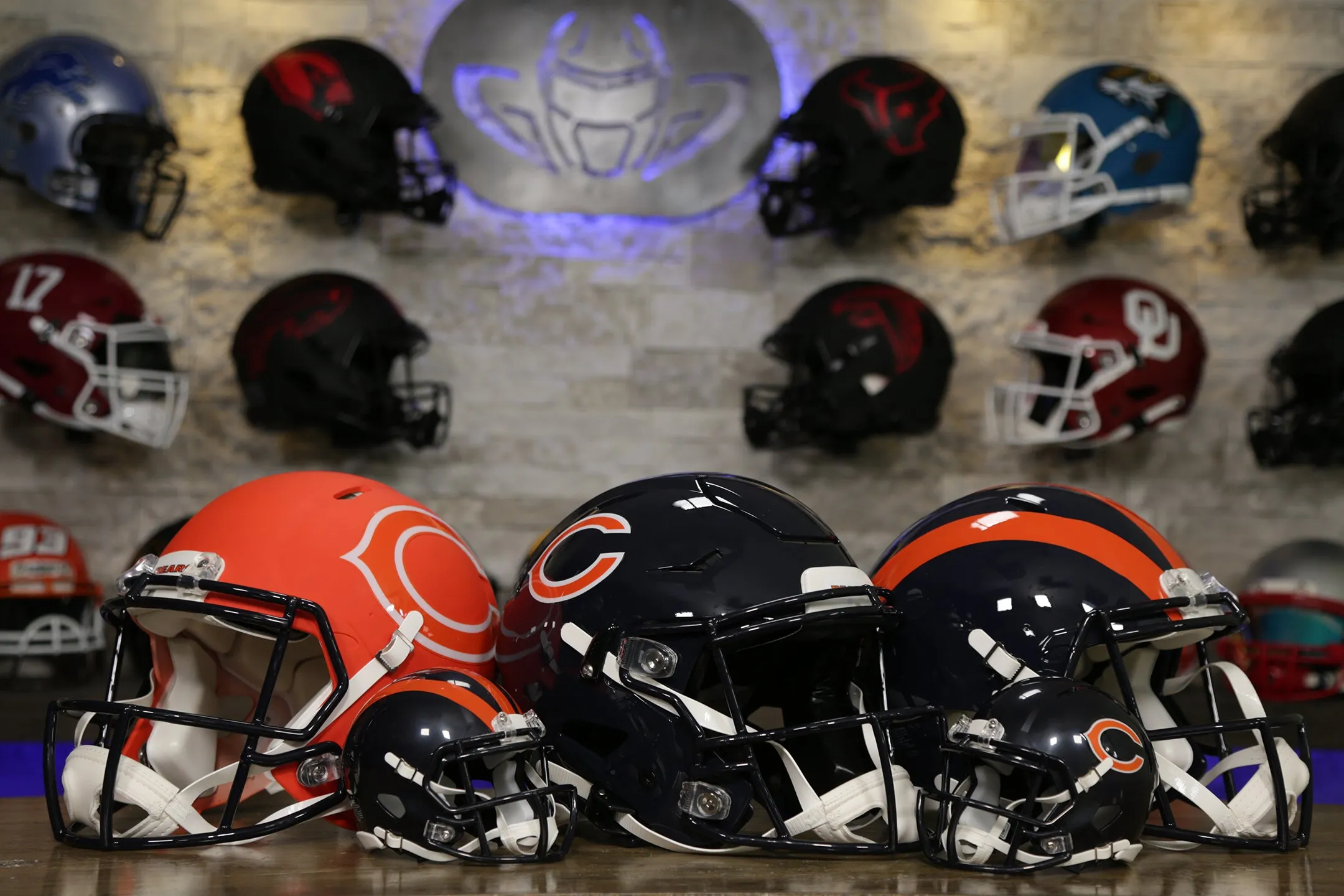 Chicago Bears Riddell Speed Mini Helmet