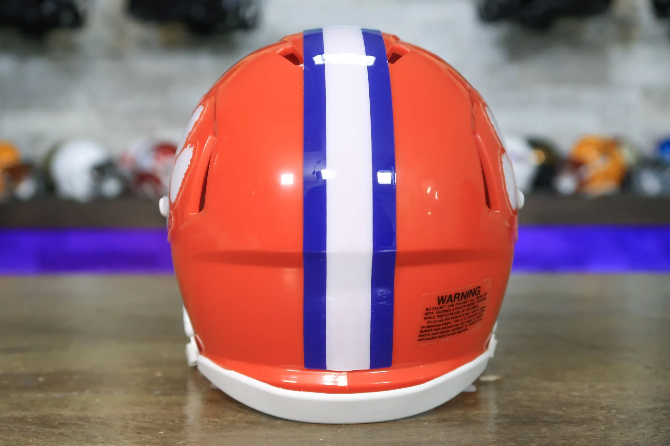 Clemson Tigers Riddell Speed Mini Helmet