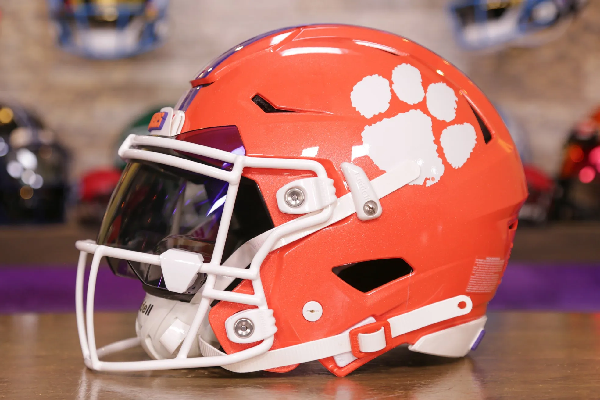 Clemson Tigers Riddell SpeedFlex Helmet - GG Edition 00229