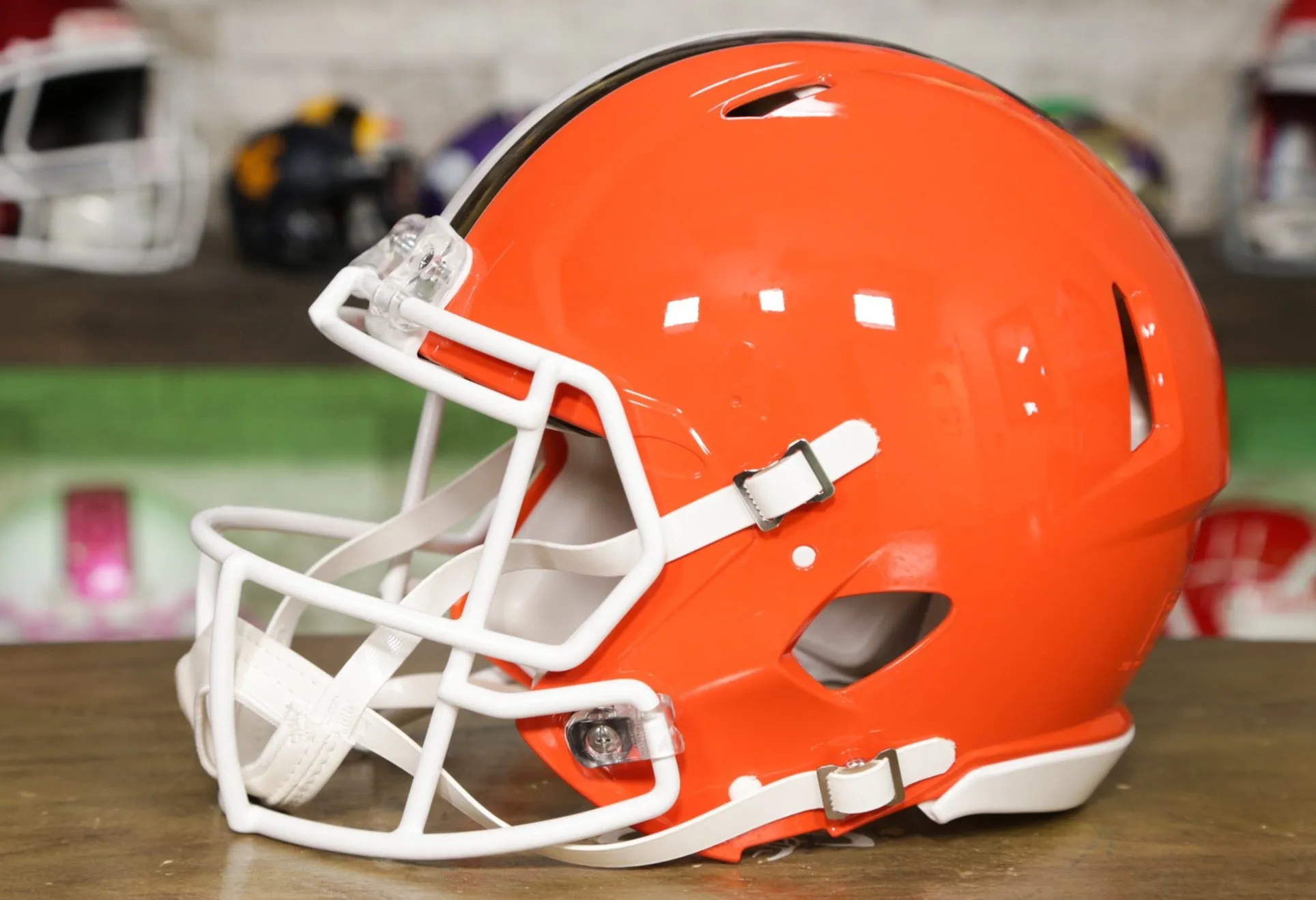 Cleveland Browns Riddell Speed Authentic Helmet - 1975-2005 Throwback
