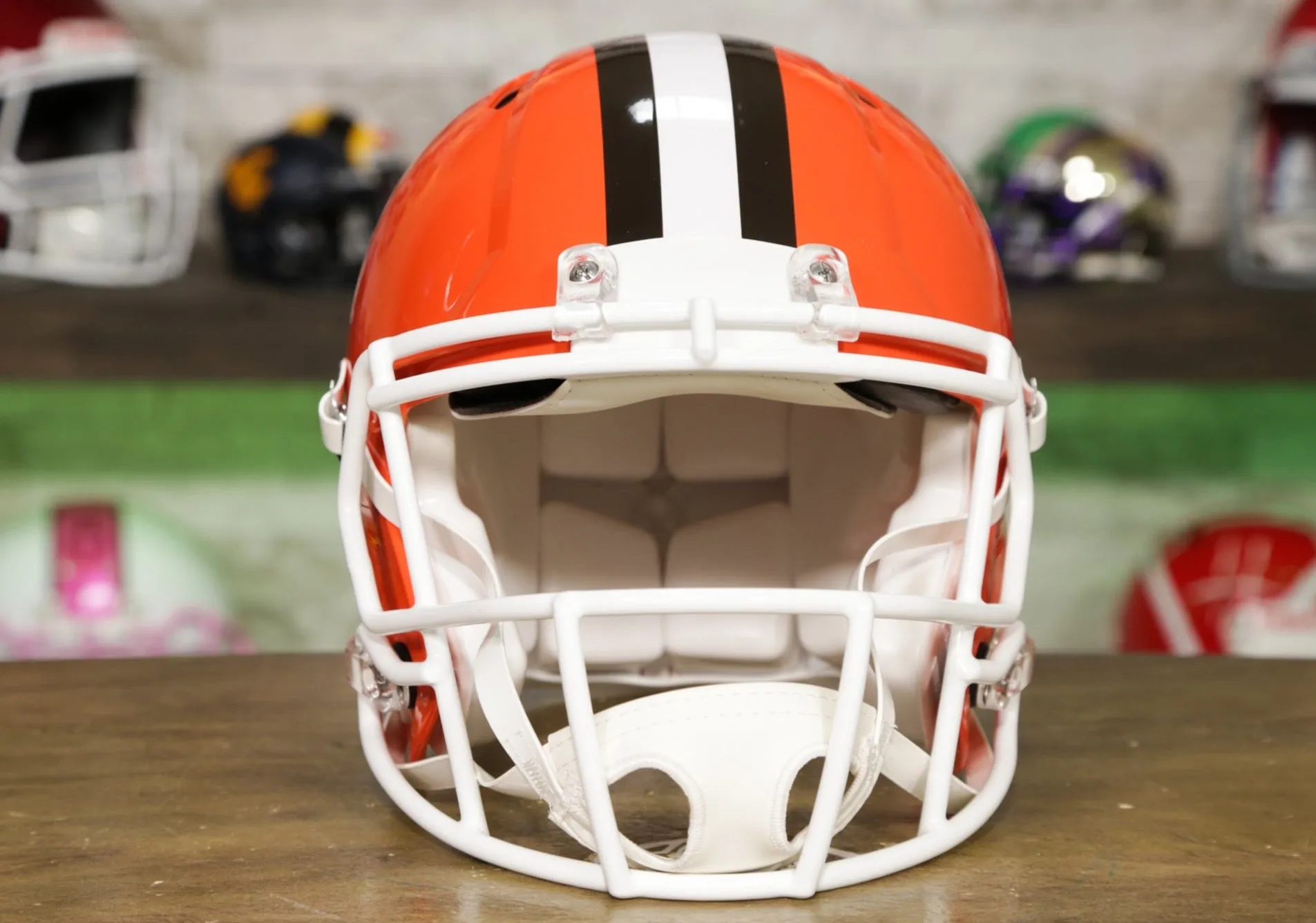 Cleveland Browns Riddell Speed Authentic Helmet - 1975-2005 Throwback