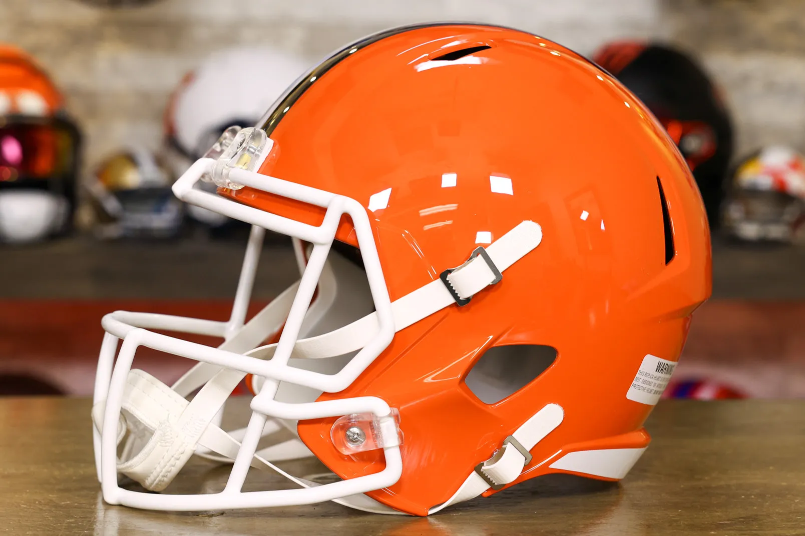 Cleveland Browns Riddell Speed Display Helmet - 1975-2005 Throwback
