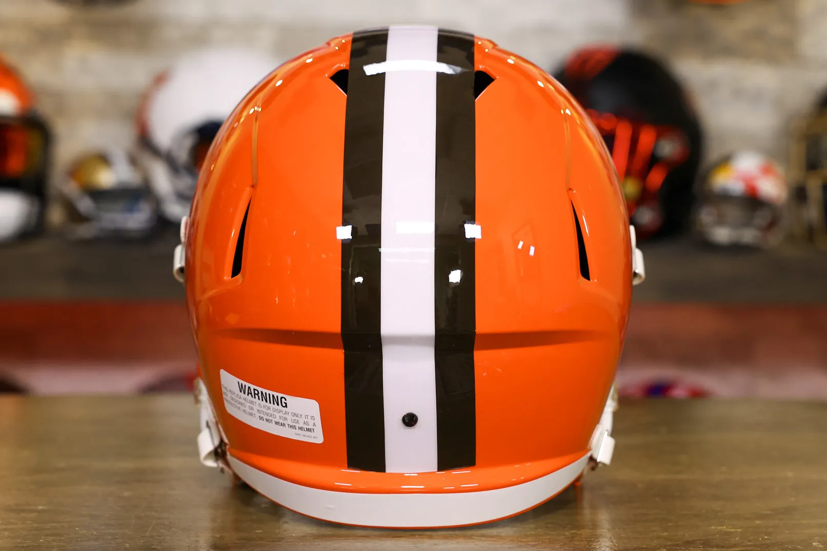 Cleveland Browns Riddell Speed Display Helmet - 1975-2005 Throwback