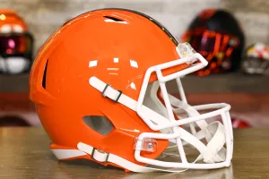 Cleveland Browns Riddell Speed Display Helmet - 1975-2005 Throwback