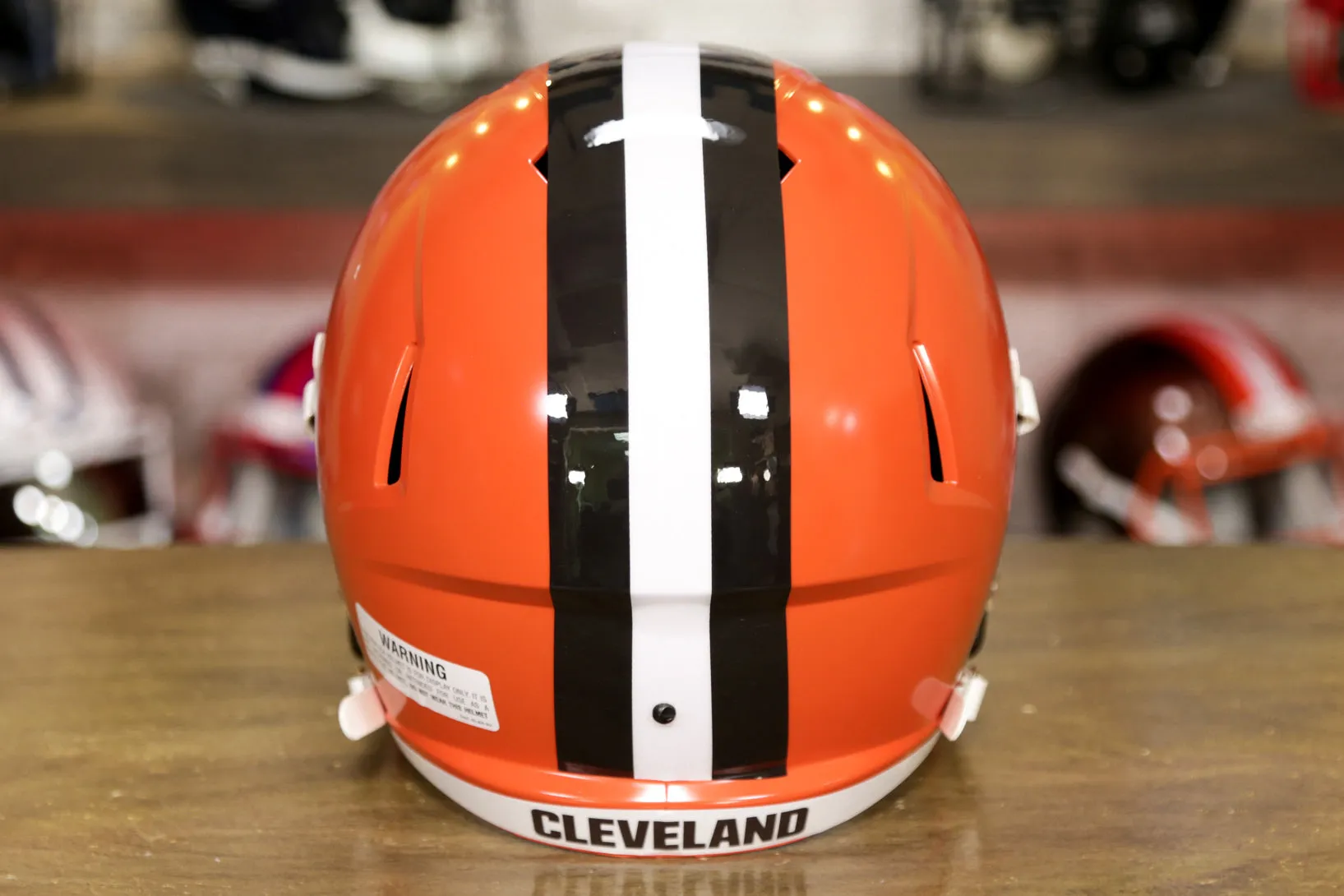 Cleveland Browns Riddell Speed Display Helmet - 2020-2023 Throwback