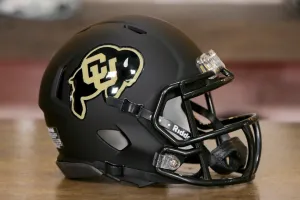 Colorado Buffaloes Riddell Speed Mini Helmet - Matte Black