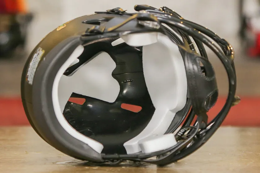 Colorado Buffaloes Riddell Speed Mini Helmet - Matte Black/Chrome Ralphie