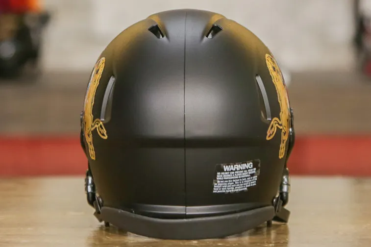 Colorado Buffaloes Riddell Speed Mini Helmet - Matte Black/Chrome Ralphie