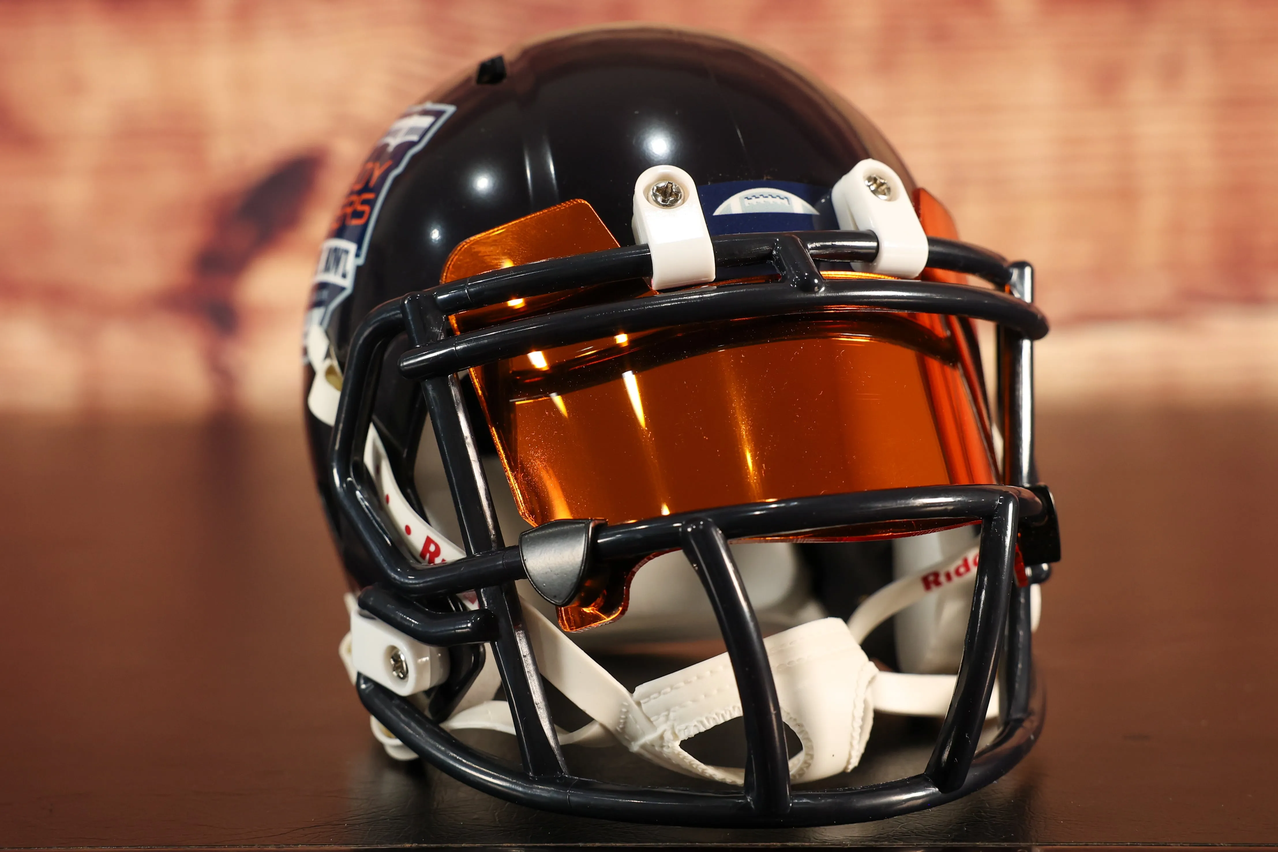 Custom Mini Helmet - Bad Boy Mowers Pinstripe Bowl