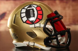 Custom Mini Helmet - Bowl Season Gold