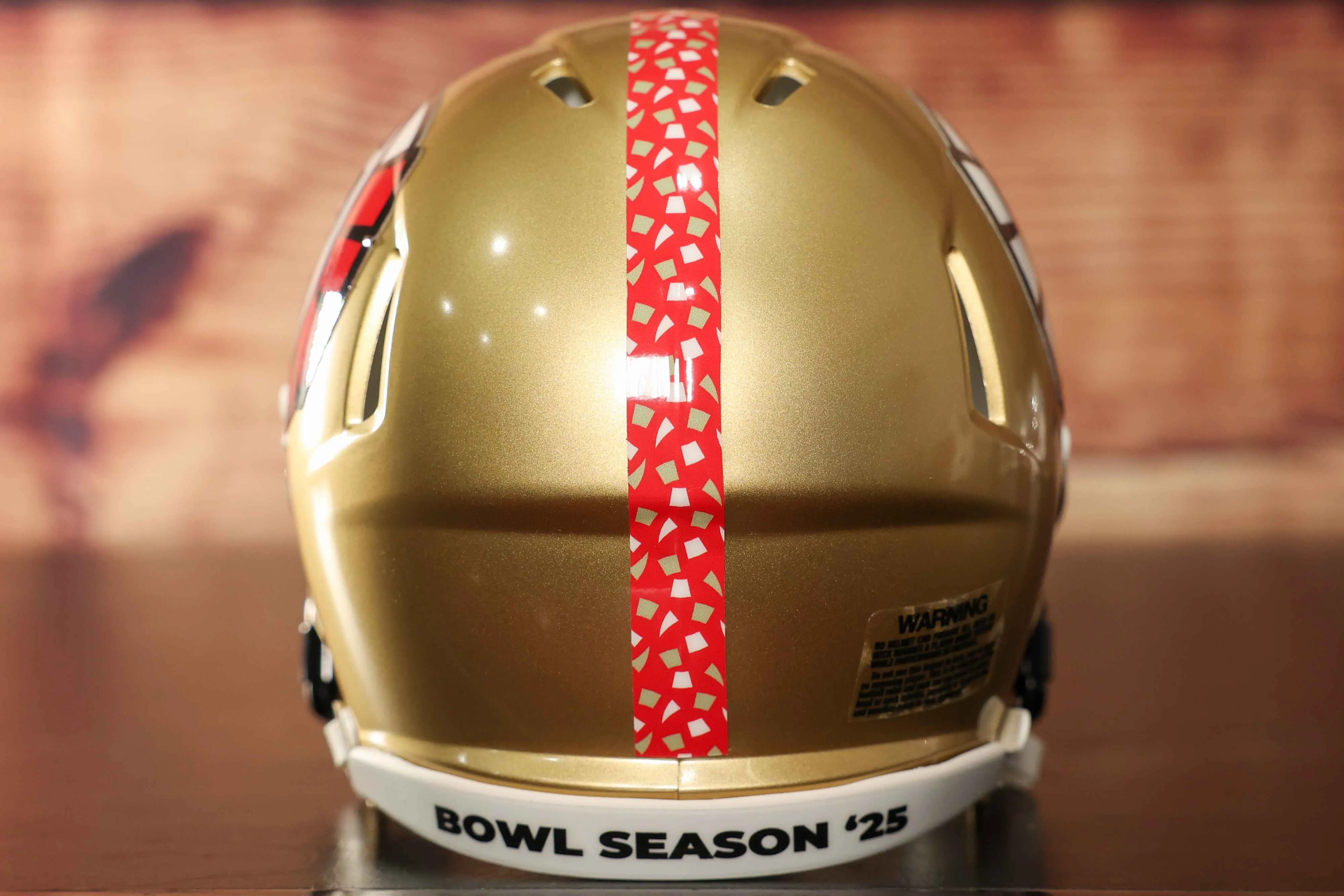 Custom Mini Helmet - Bowl Season Gold