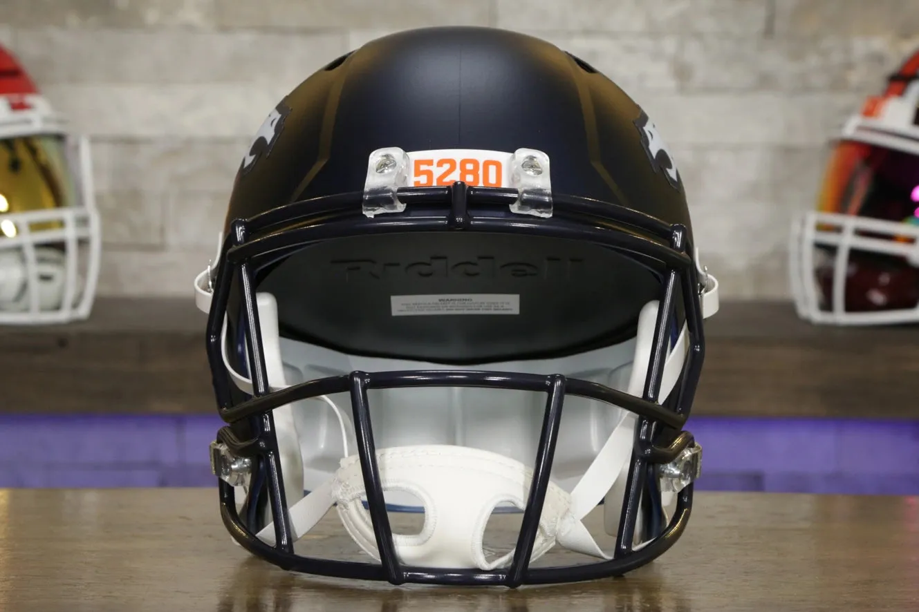 Denver Broncos Riddell Speed Display Helmet