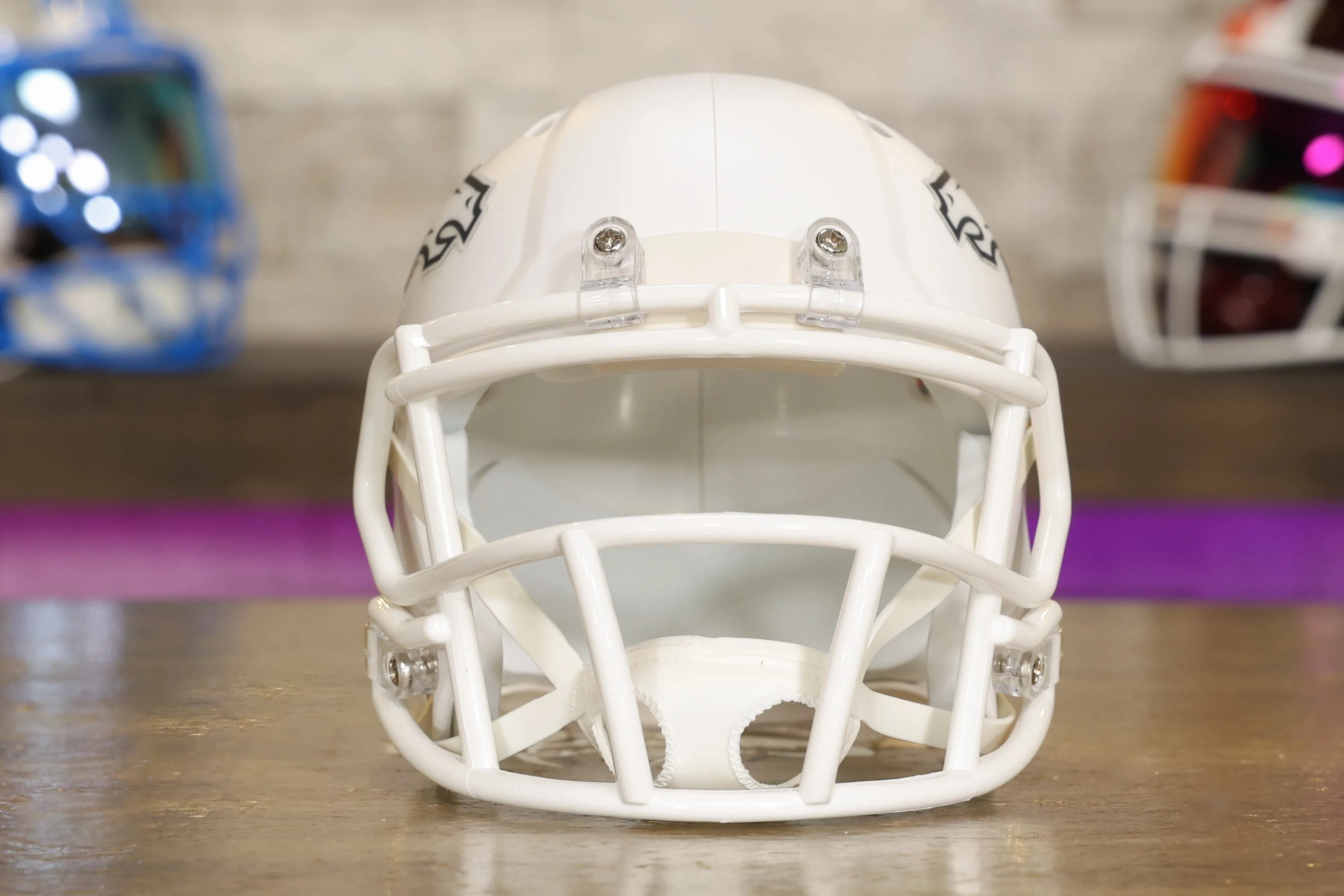 Denver Broncos Riddell Speed Mini Helmet - Summit White Alternate