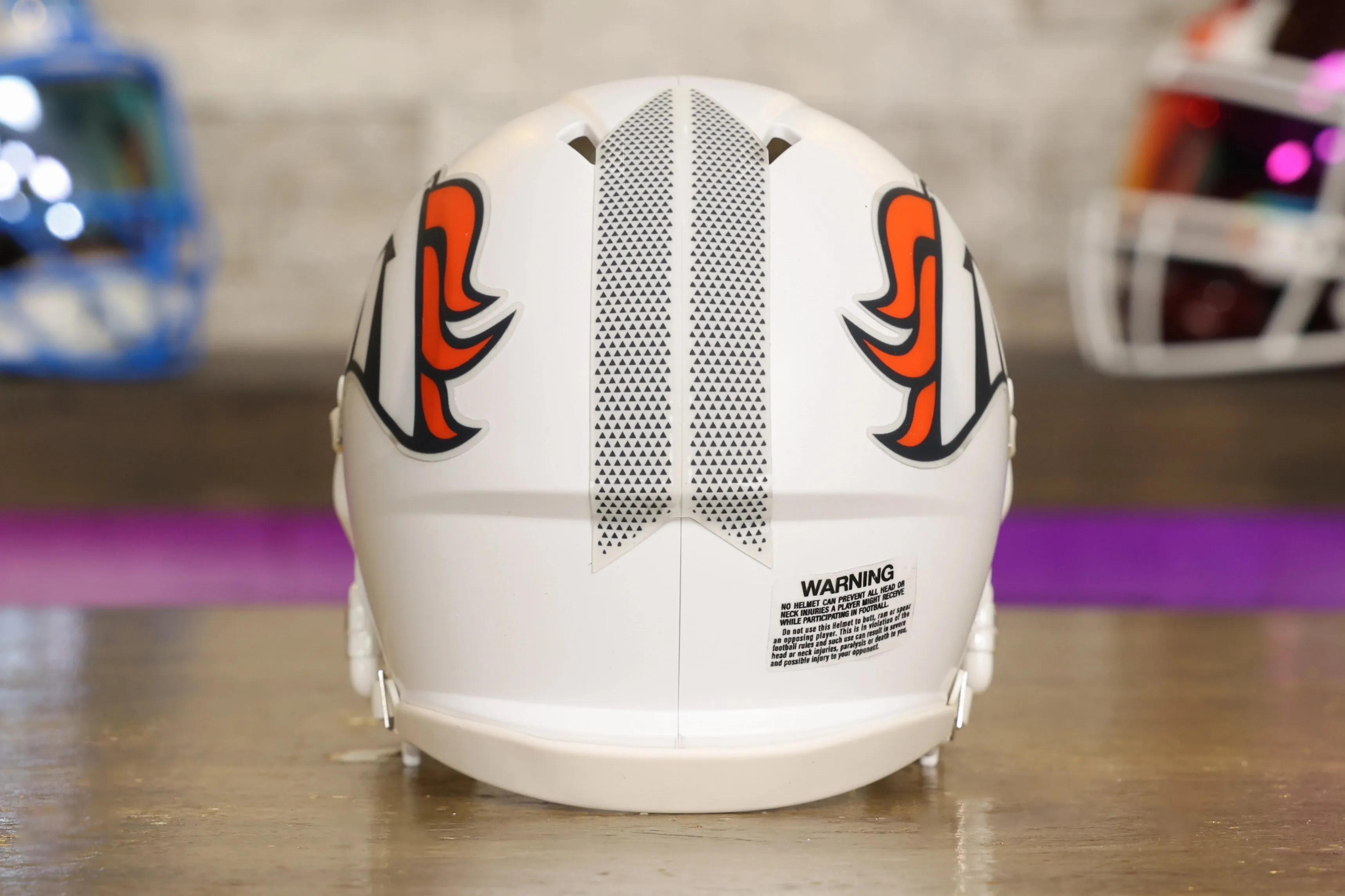 Denver Broncos Riddell Speed Mini Helmet - Summit White Alternate