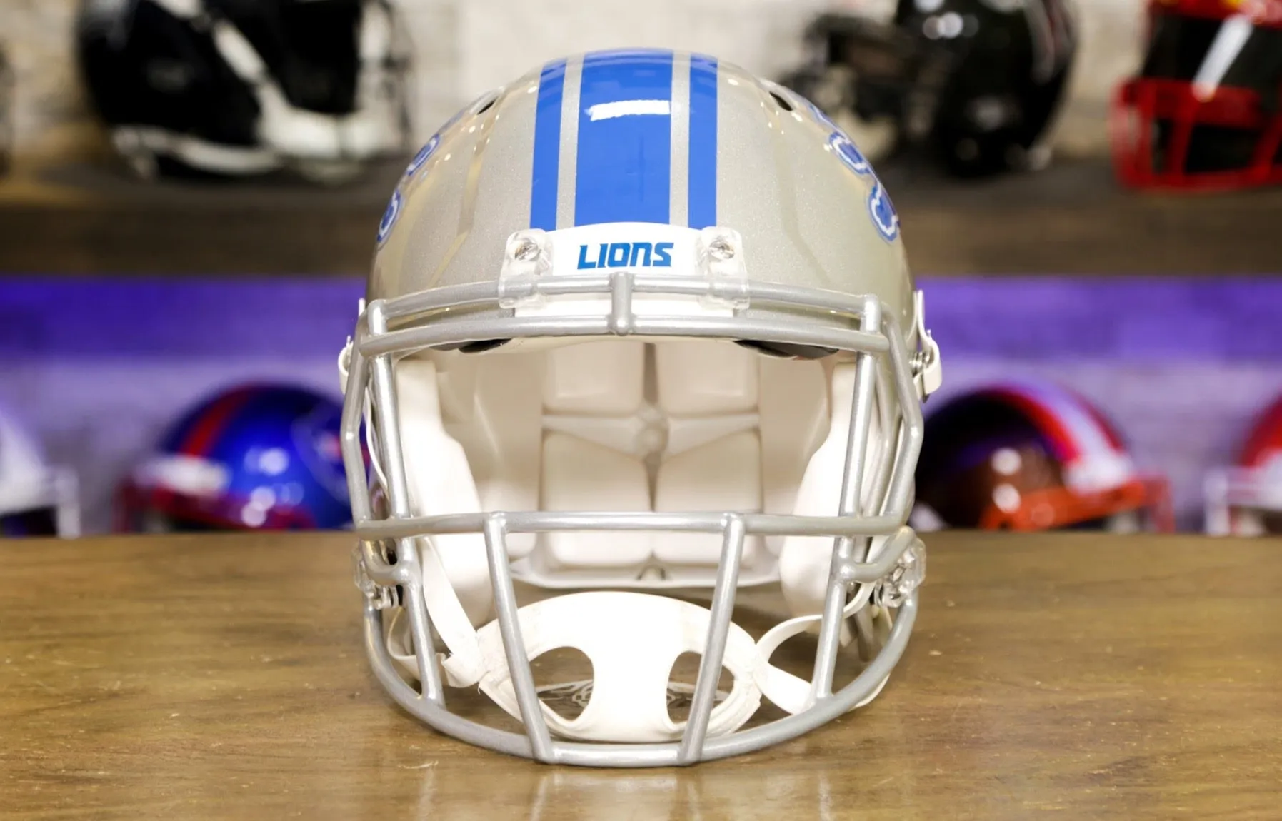 Detroit Lions Riddell Speed Authentic Helmet  - 2017-2023 Throwback