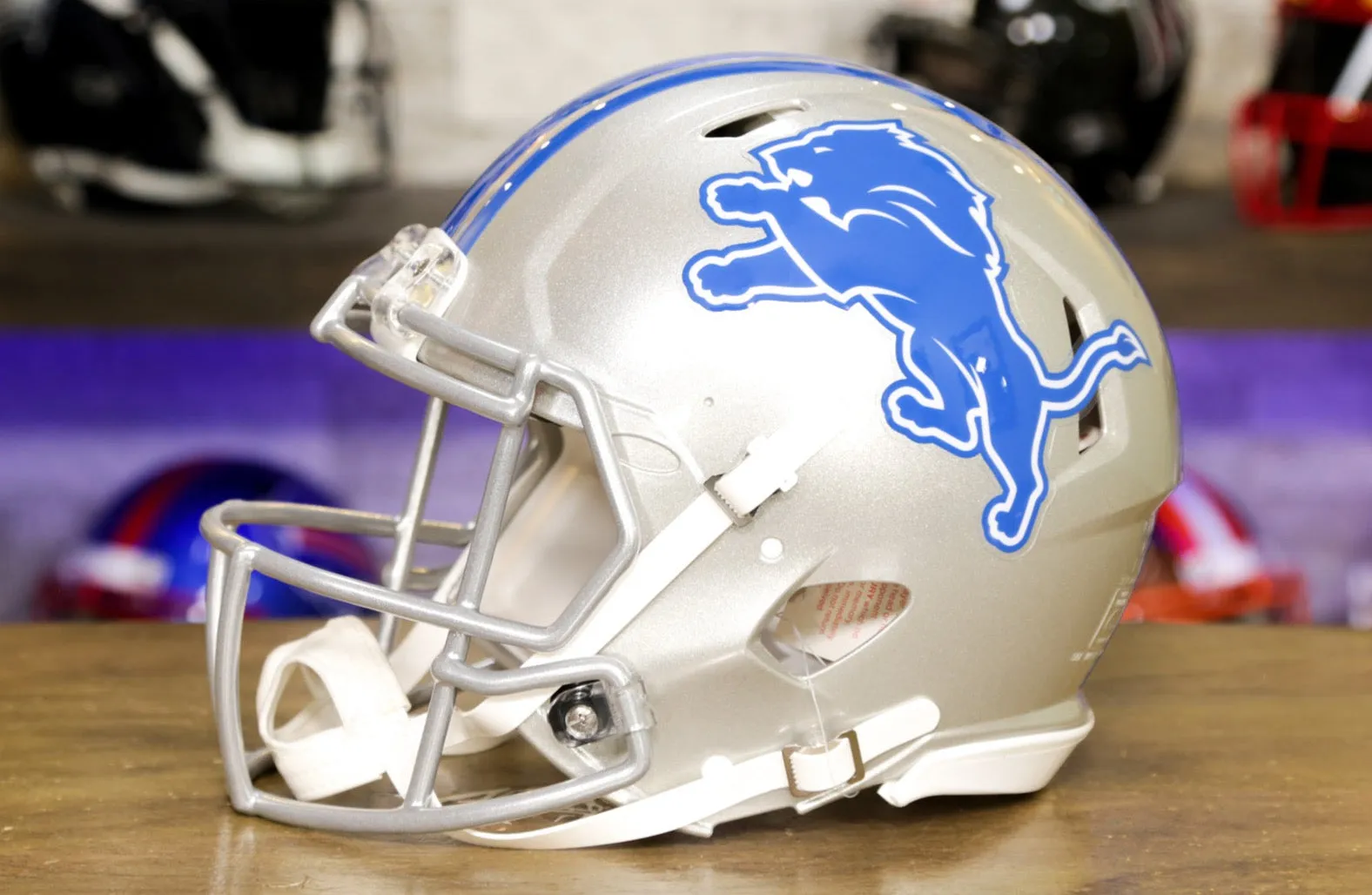 Detroit Lions Riddell Speed Authentic Helmet  - 2017-2023 Throwback